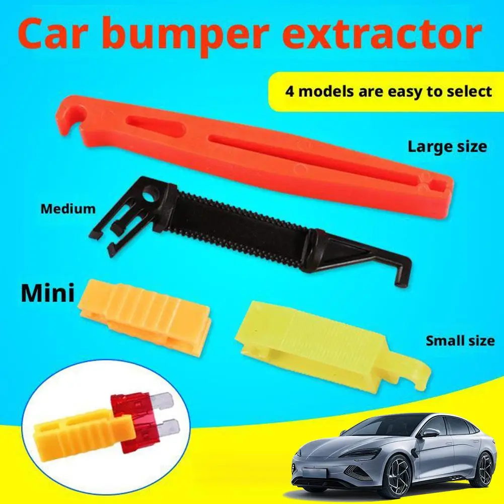 

Four-piece set of car safety clips set of car safety clips Installation Tool Fuse Extractor Plug-in Pull-out Tweezers