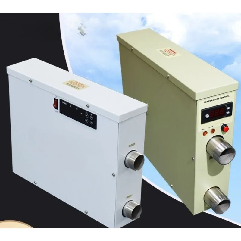 

Swimming pool constant temperature heater, artificial hot spring bath large bubble pool electric heating pump equipment