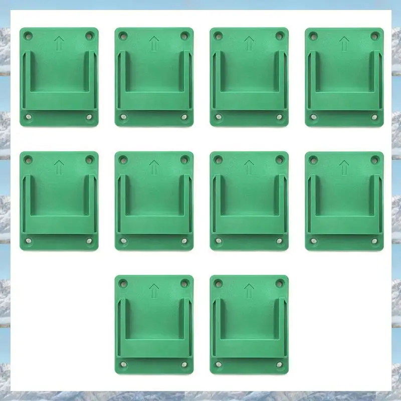 

2025 Hot Style 10Pcs Wall Mount Power Tool Holder Bracket For Hitachi/For Hikoki/For Metabo 18V Li- Battery Machine Storage R