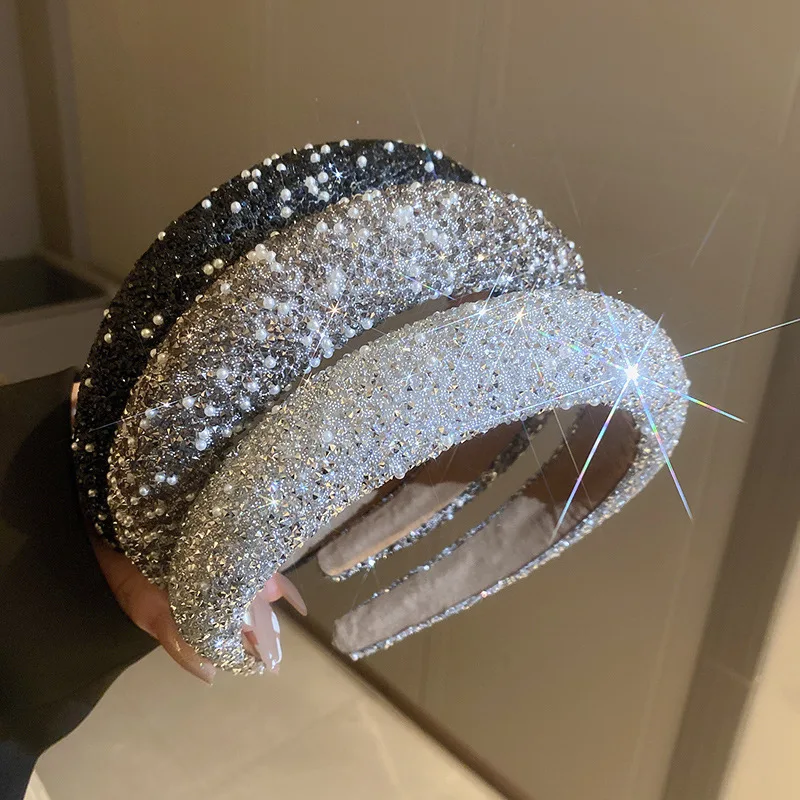 Pearl-Encrusted Fashionable Luxury High-End Hair Accessories For Women