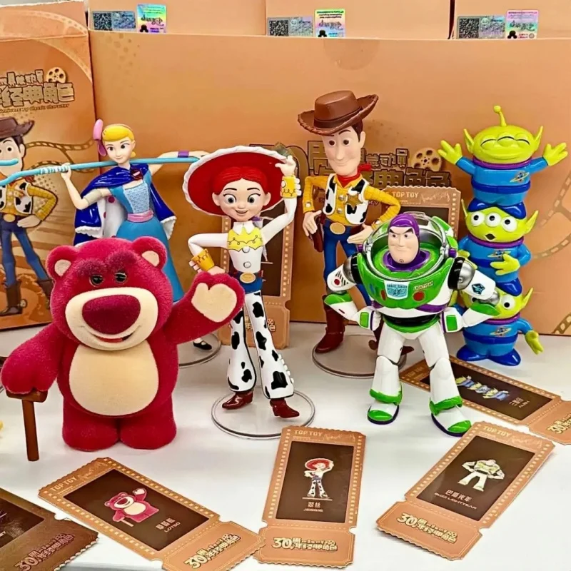 

New Toy Story Blind Box 30th Anniversary Classic Character Surprise Blind Box Trendy Play Ornament Handmade Bath Lightyear Gifts