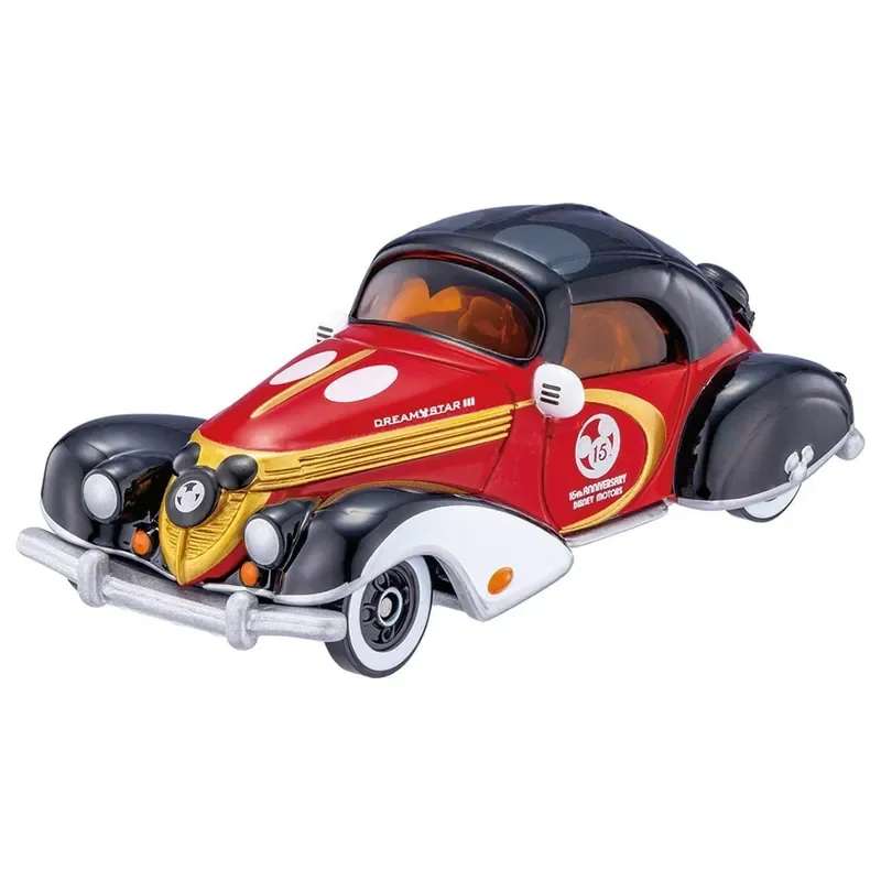 Takara tomy sonho tomica sp disney motores 15th aniversário sonho estrela história conjunto de modelos de carro de metal brinquedos com figura mickey mouse