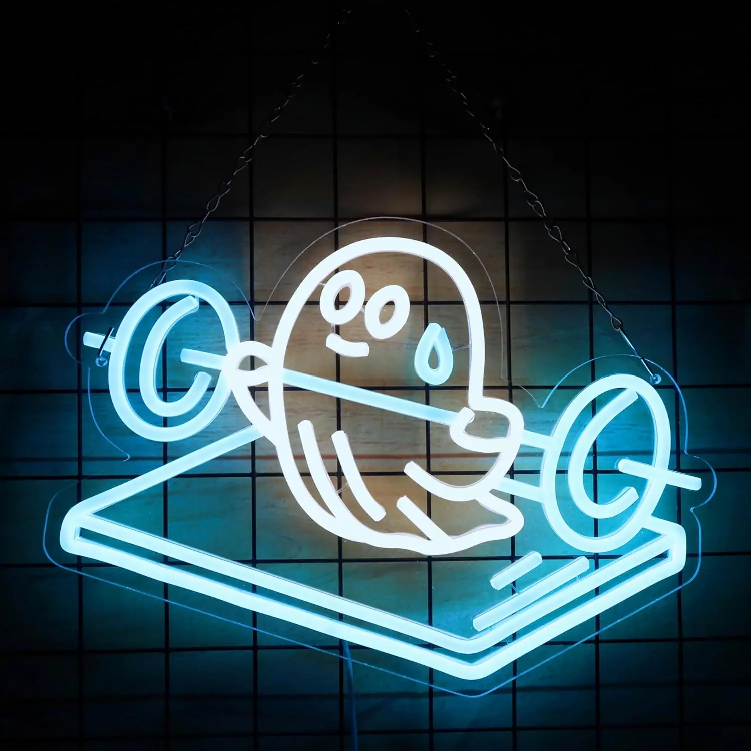 

Привидение Спорт неоновая вывеска Хэллоуин неоновая подсветка Милая призрак искусственная неоновая вывеска для украшения стен неоновая подсветка для бара мужская пещера