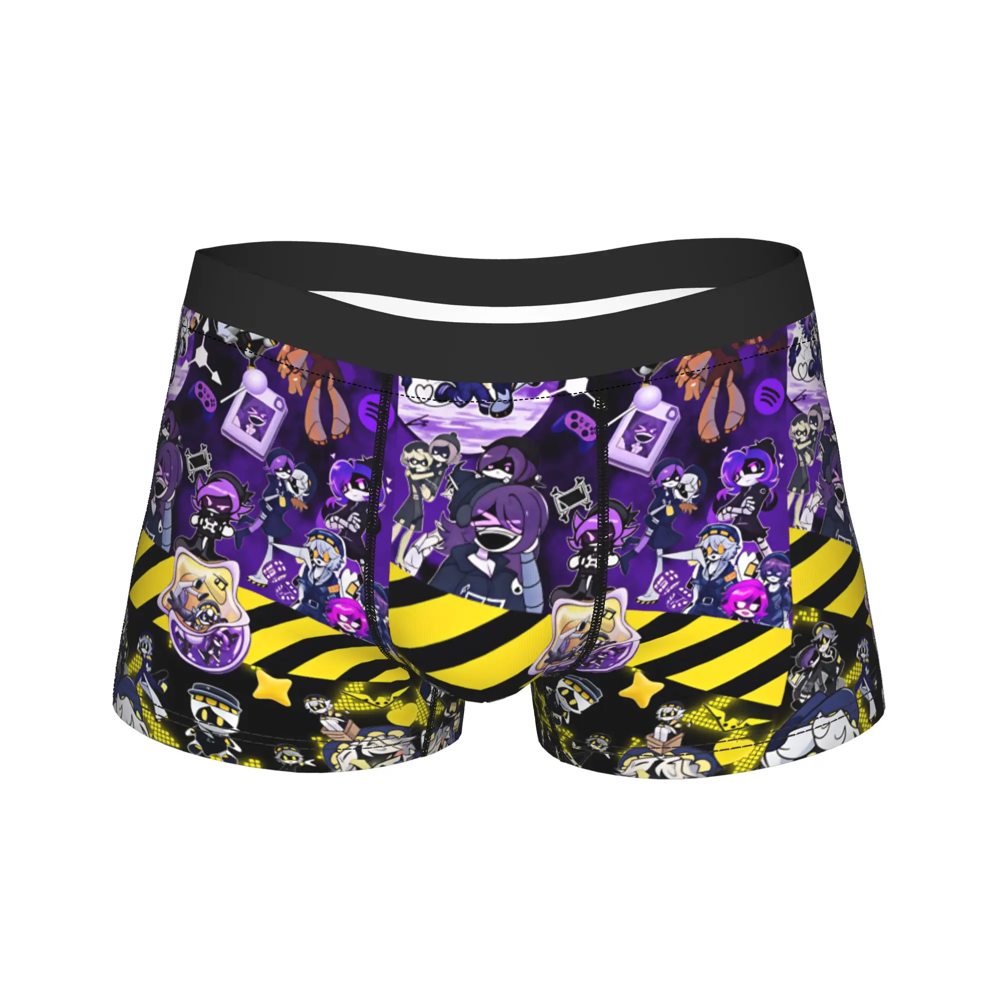 Murder Drones Cartoon Animation Underwear  Custom DIY Boxer Shorts Hot Sale Men Underpants Soft Trend Shorts Briefs Gift