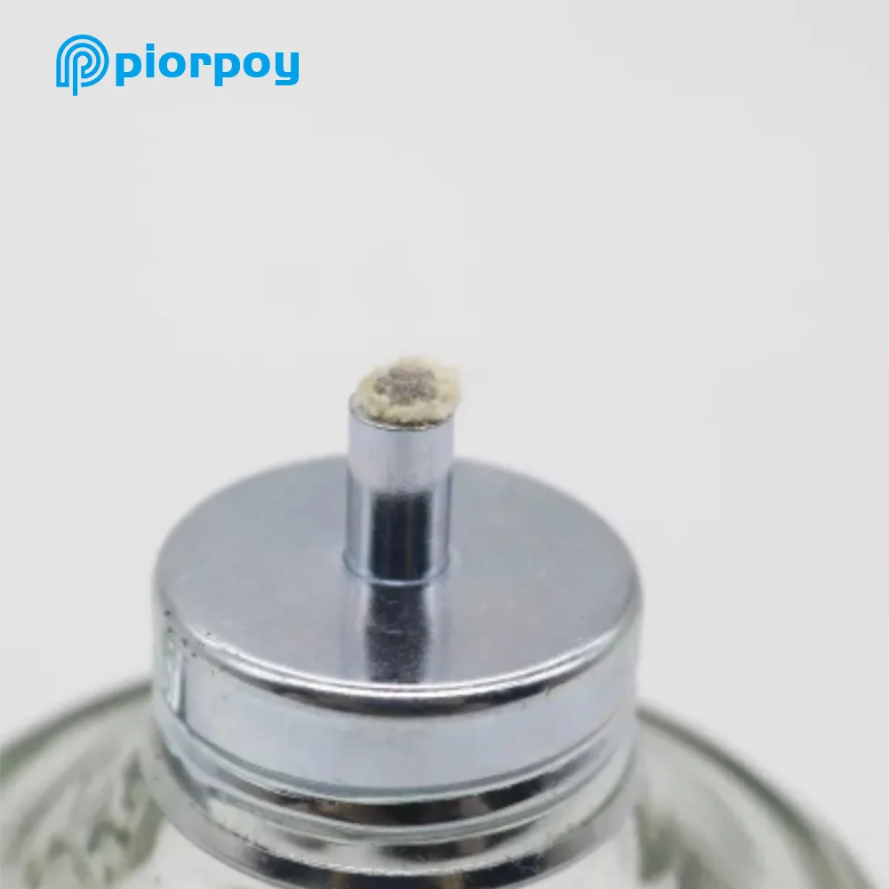 PIORPOY 100Ml Dental Instrument Alcohol Lamp Laboratory Glass Burner Spirit with Woven Wick Thickening Dentistry Accessories