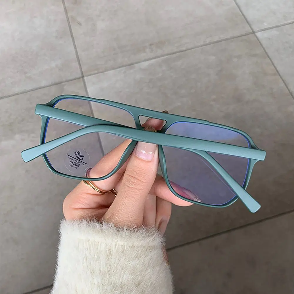 Fashion Optical Frame Square Double Bridges Computer Eyeglasses Blocking Glasses Anti-Blu-Ray Glasses Anti Radiation protection