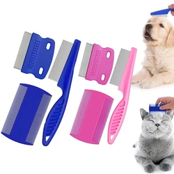 Flea Comb Cat Grooming Comb Set 3 Pcs/set Removes Mucus and Crust Small Lice Flea Combs Cats Supplies Pet Comb