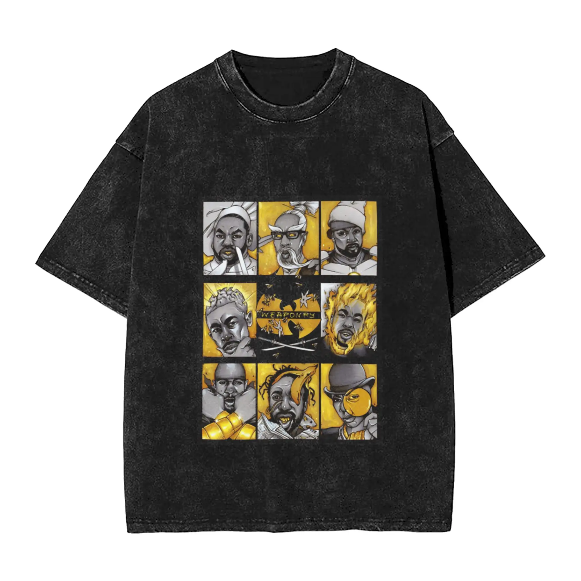 Vintage Wu Clan Forever Drawing Unique Cool A Vintage Oversized Cotton Unisex T-Shirts