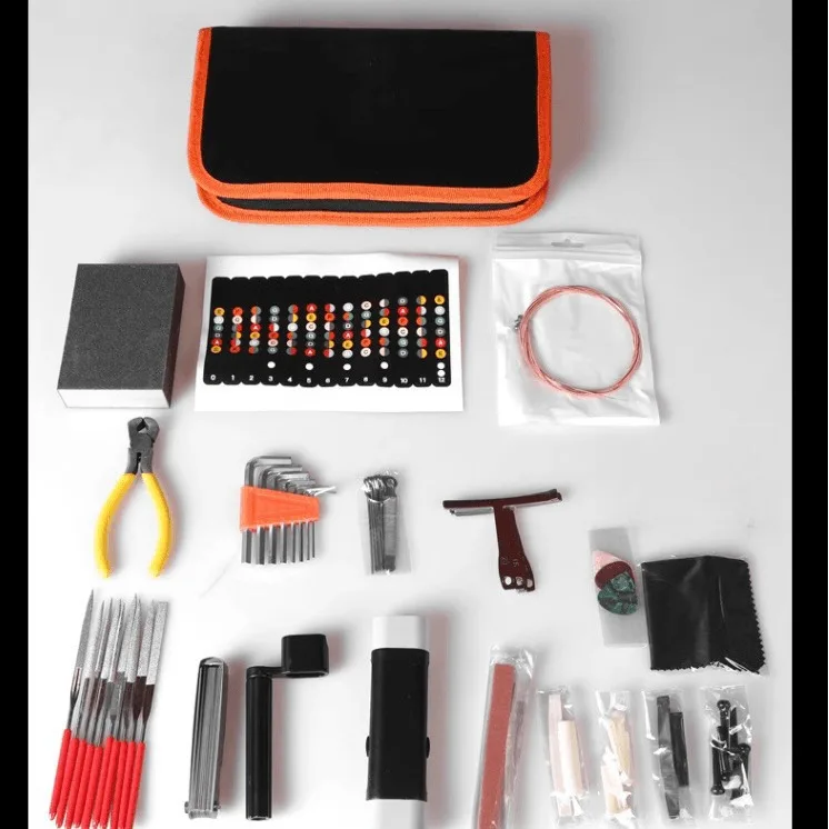

Guitar Tool Kits, 61-Piece Guitar Repair and Maintenance Kit, Guitar Accessories