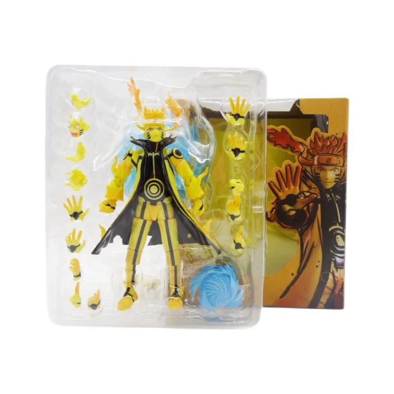 

1Pcs NARUTO Shippuden SHF Uzumaki Naruto Kurama Figures Anime Rasengan Movable Action Figure Desktop Ornaments Doll Model Toys