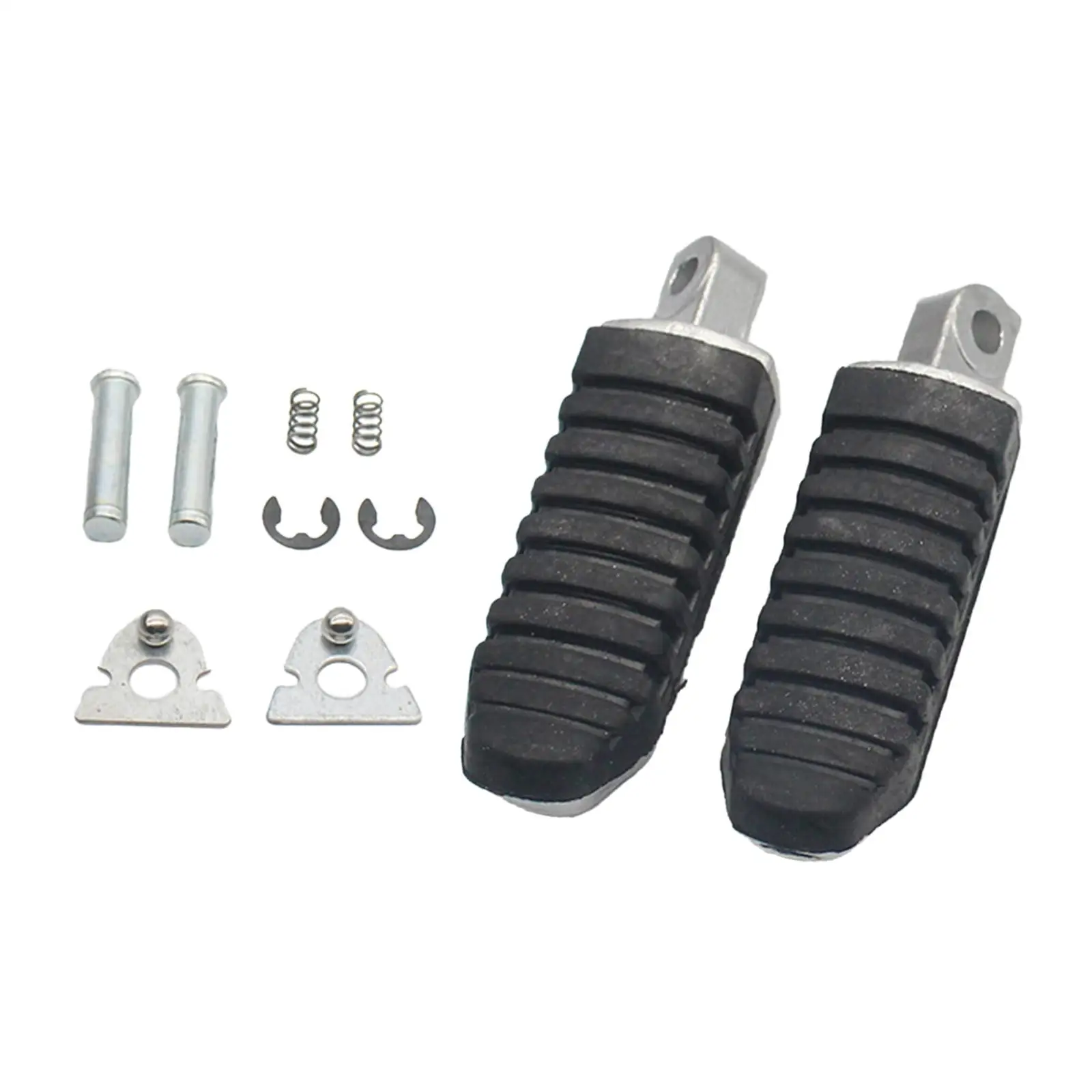 1Pair Motorcycle Foot Pegs Foot Rest Pedals Fit for Suzuki V-Strom DL650 650F 1400 Easy to Install