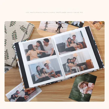 200/100 กระเป๋า 4x6 อัลบั้มรูปภาพ 10x15 Photocard ผู้ถือเด็กความทรงจํา Instax Mini ฟิล์ม Kpop รวบรวมหนังสือเกาหลีครอบครัว Keepsakes