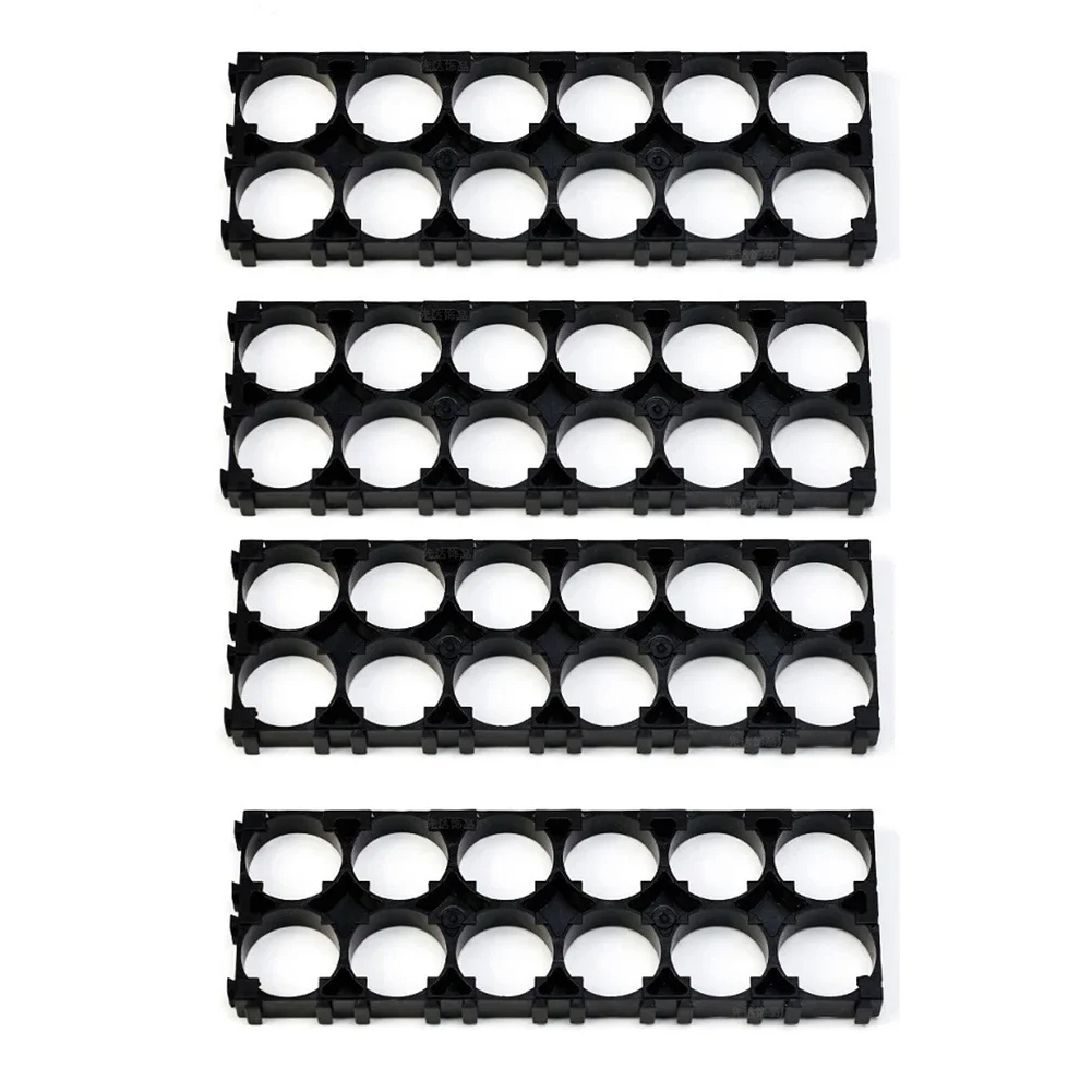 ที่ยึดแบตเตอรี่4ชิ้นที่ยึดแบตเตอรี่กล้องกีฬากล่องเก็บแบตเตอรี่ไฟสตูดิโอ LED ยึดกรอบพลาสติก