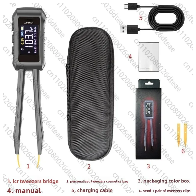 

Интеллектуальный цифровой пинцет Мост ZT-MD1 Тестирование компонентов индуктора сопротивления чипа