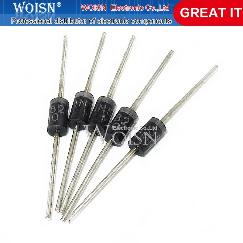 

100pcs/lot 1N5821 IN5821 DO-41 Schottky diode