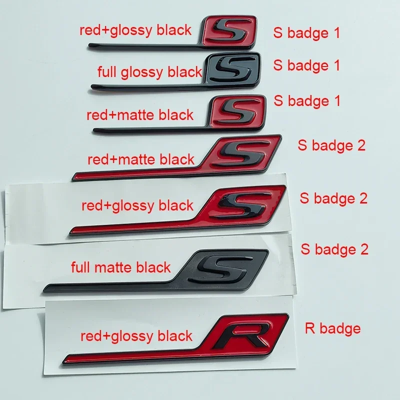QA 2015 3D Letters GT GTS GTR GTC Badge V8 Biturbo Car Emblem for C190 X290 Auto Fender Trunk Nameplate Logo Sticker