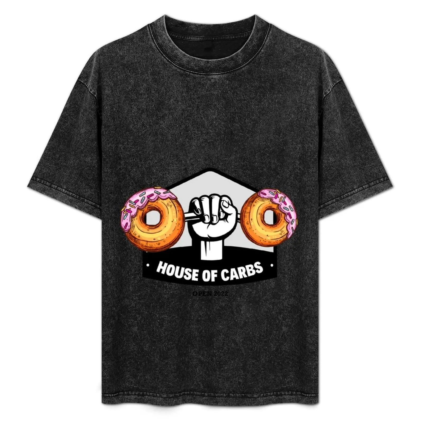 Rosie's House Of Carbs T-Shirt Plus Size Summer Casual T-Shirt