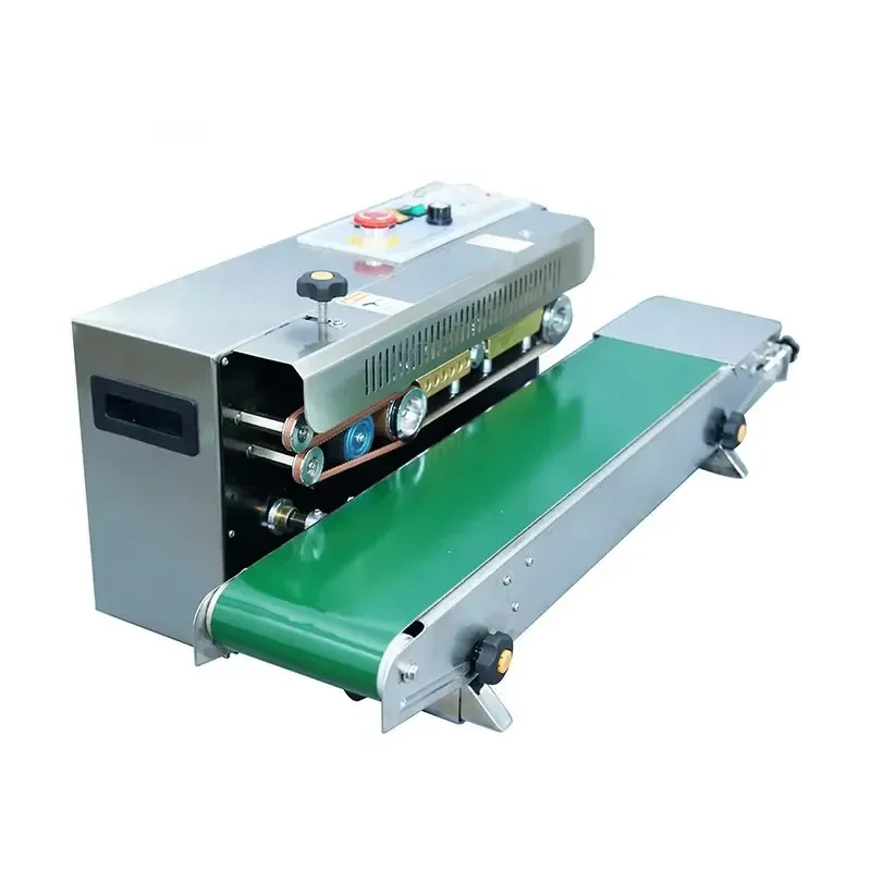 FR900S Continuous Sealing Machine Bags Band Sealer Machine with Date Printing