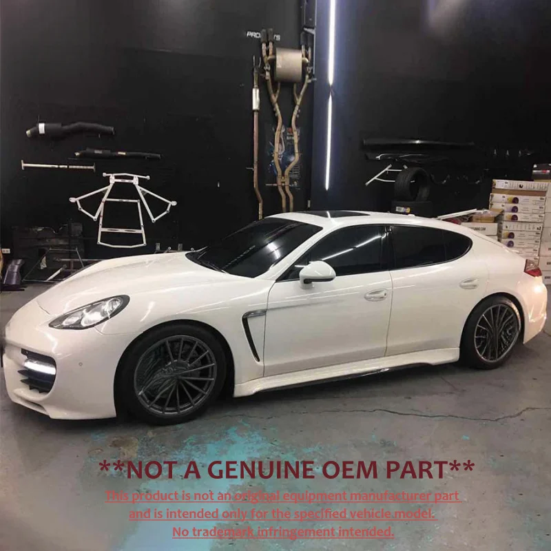 For Porsche Panamera 970 2010‑2013 Body Kit Front Rear Bumper Side Skirt Spoiler Exterior Modification Parts