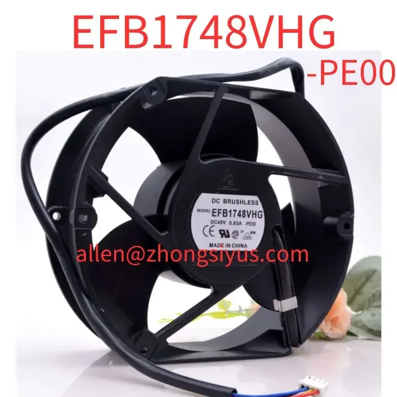 Brand-new EFB1748VHG-PE00 48V 0.83A large air volume frequency converter cooling fan 17CM  EFB1748VHG