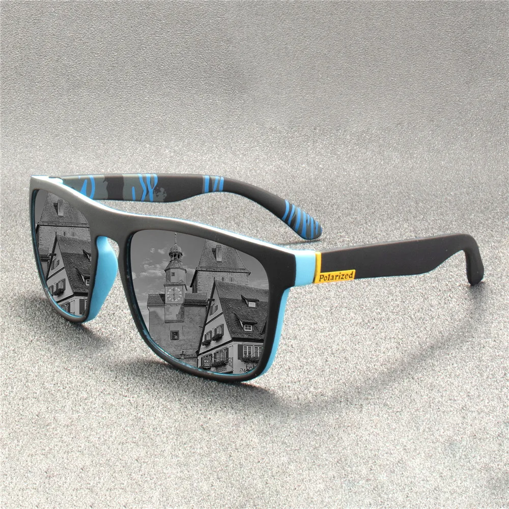 2PCS Mode Sonnenbrillen Männer Luxus Marke Designer Vintage Outdoor Fahren Sonnenbrille Männliche Brille Schatten Oculos – Detail 6