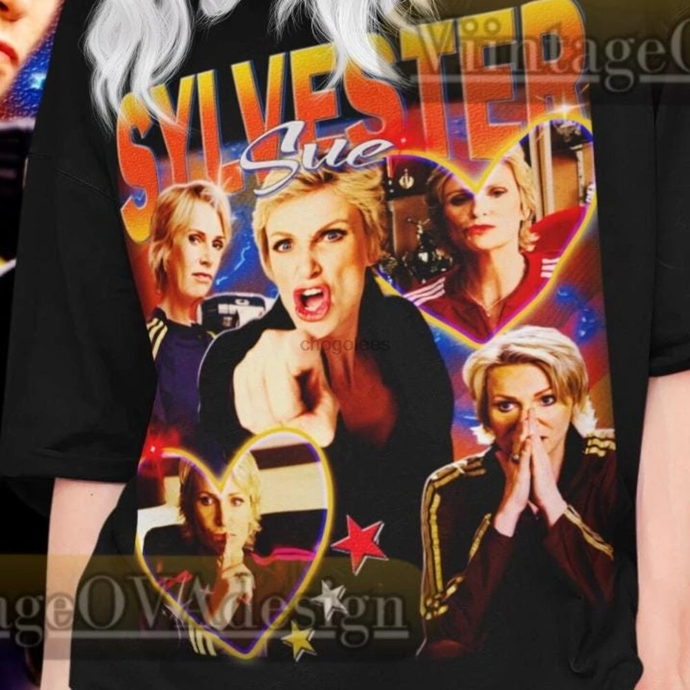 Super Fresh New Arrivals Suwe Sylvestr Shirt Homage Suwe Sylvestr 90s Vintage Tee Movie Character Tees jane lynch Artist Unisex