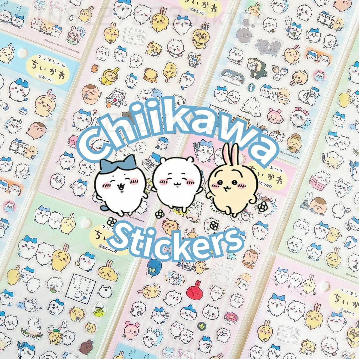 

ちいかわ Graffiti Style Stickers Cute Transparent Cartoon Stickers Good-looking Stickers for Account Decoration Anime Kawaii ハチワレ