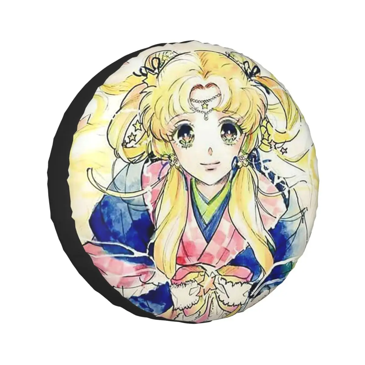 

Japanese Shojo Sailor Cartoon Anime Moon Girl Spare Tire Cover for Car Mitsubishi 4x4 Wheel Protector Covers 14" 15" 16" 17"