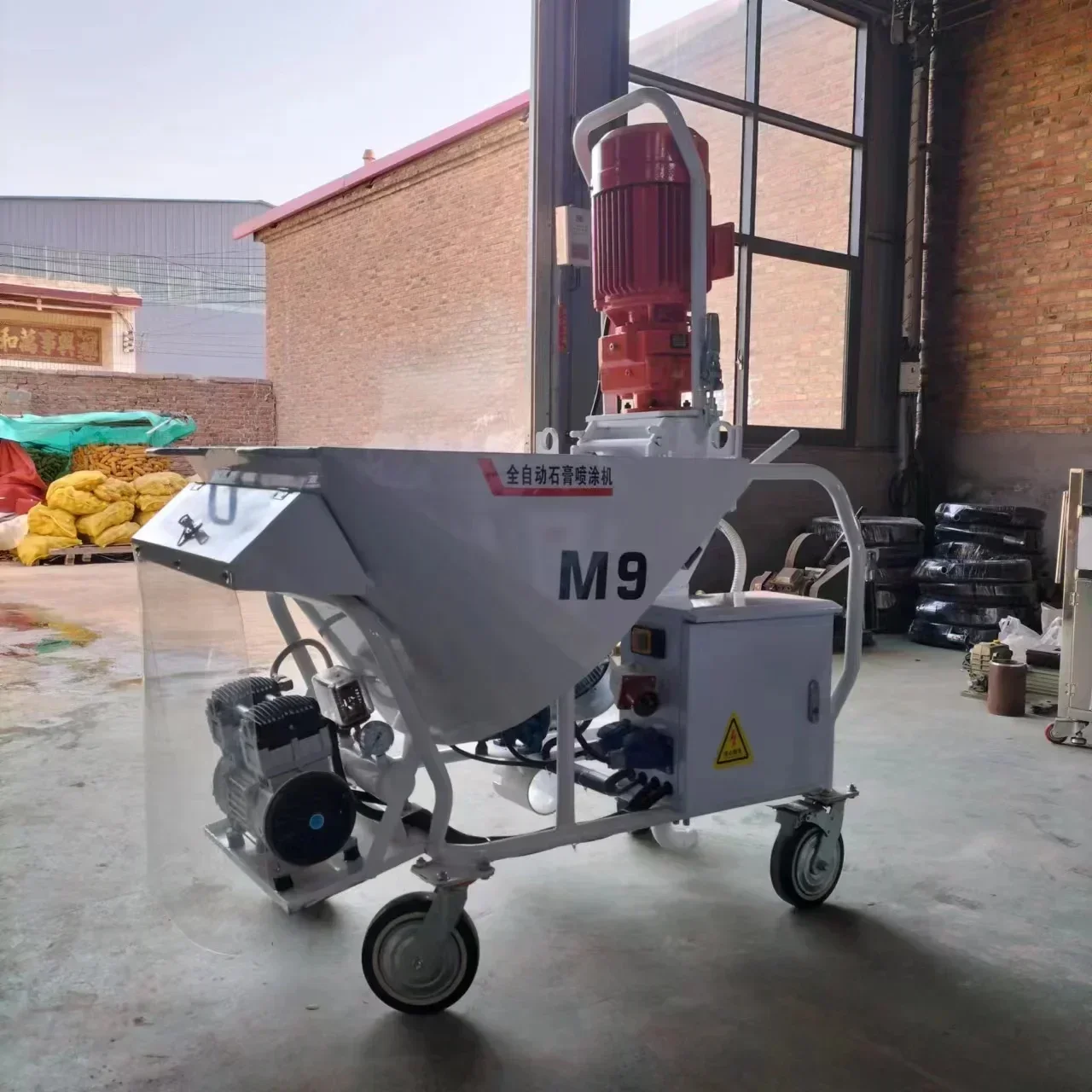 

2023 New Design High Quality Gypsum Spraying Machine M9 Piston Gypsum Cement Mortar Spraying Machine