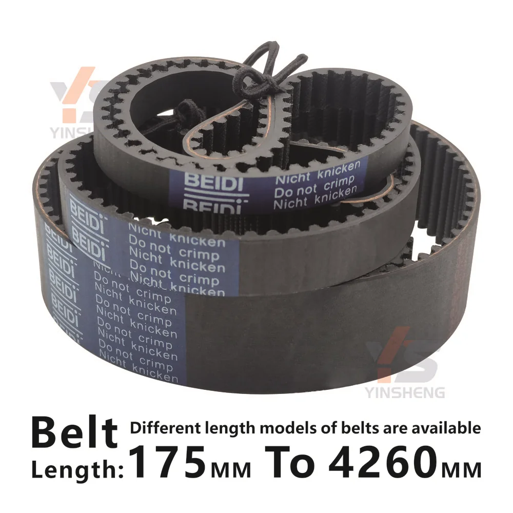 HTD 5M Timing Belt perimeter 375 To 440MM Model 375-5M 380-5M 385-5M 390-5M 395-5M 400-5M 405-5M 410-5M To 440-5M CNC 3D printer