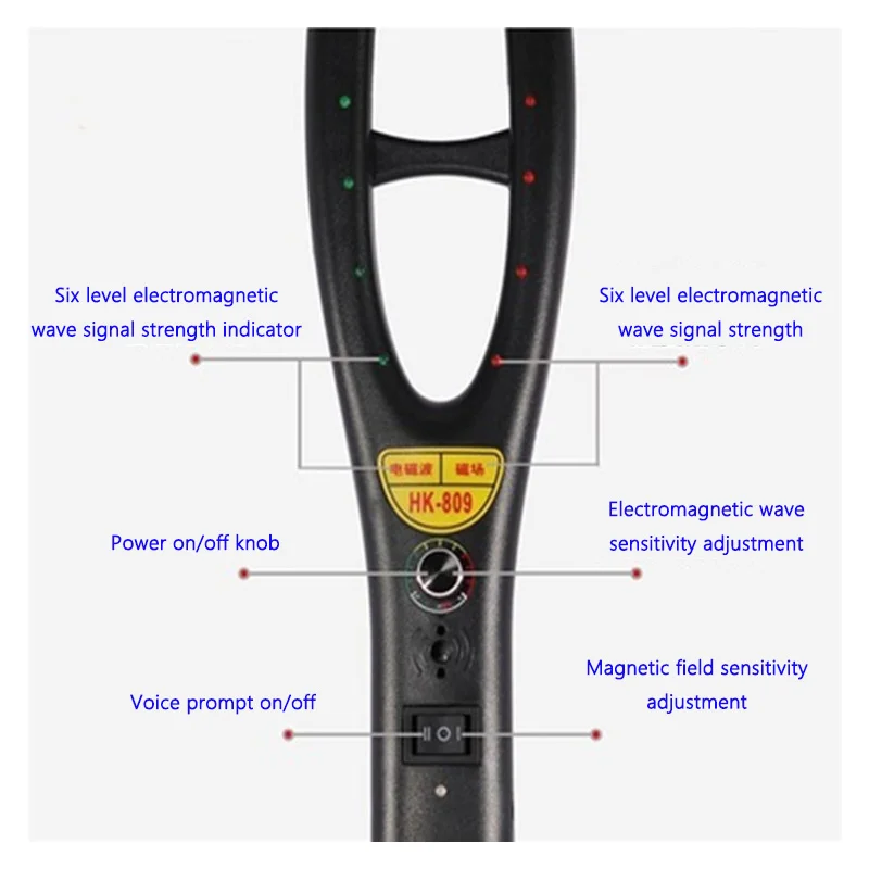 Wireless Professional Signal Detector Magnetic Field and Electromagnetic wave Anti-positioning Anti-tracker Anti eavesdropping