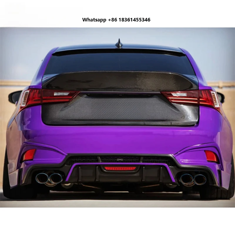 

for IS200 IS250 IS300 Rear Trunk Cover Upgrade Carbon Fiber Tail Cover for IS350 New Direct Factory Supply 2013-2019