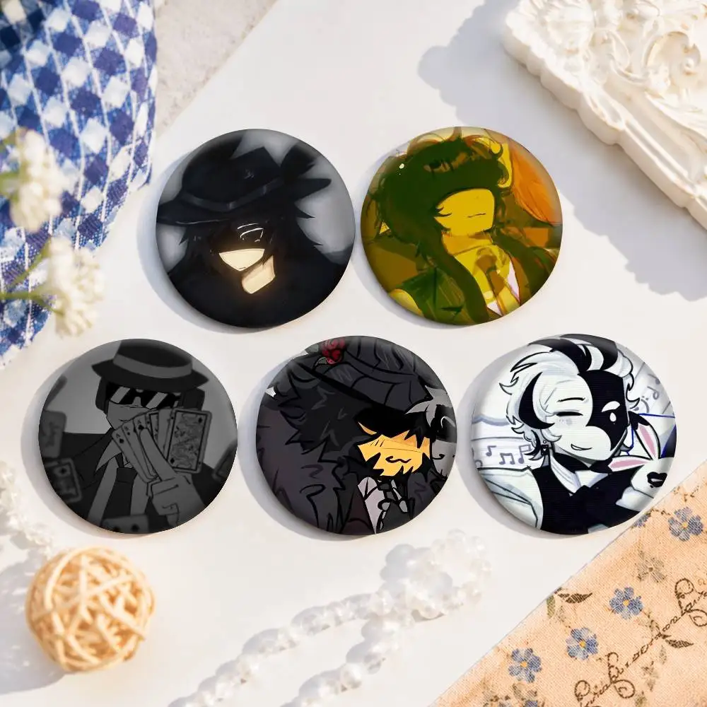 F-Forsaken Mafioso Anime Round Badges, Brooches, Clothing Accessories, Birthday Gifts, Anime Conventions