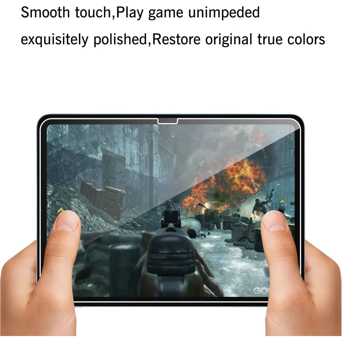 Защитная пленка для экрана iPad 11th A16 2025 [11 дюймов] / 10-го поколения 2022 [10,9 дюйма], закаленное стекло Face ID и Apple [2 шт.]