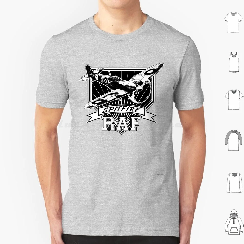 Spitfire Fighter camiseta hombres mujeres niños 6xl Spitfire Supermarine Supermarine Spitfire Raf Fighter Raf Ww2 Raf Ww2 Fighter Raf