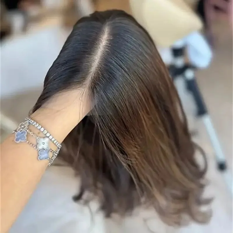 brown-highlight-wig-long-body-wave-lace-front-wigs-glueless-synthetic-high-quality-preplucked-natural-hairline-free-part-cosplay