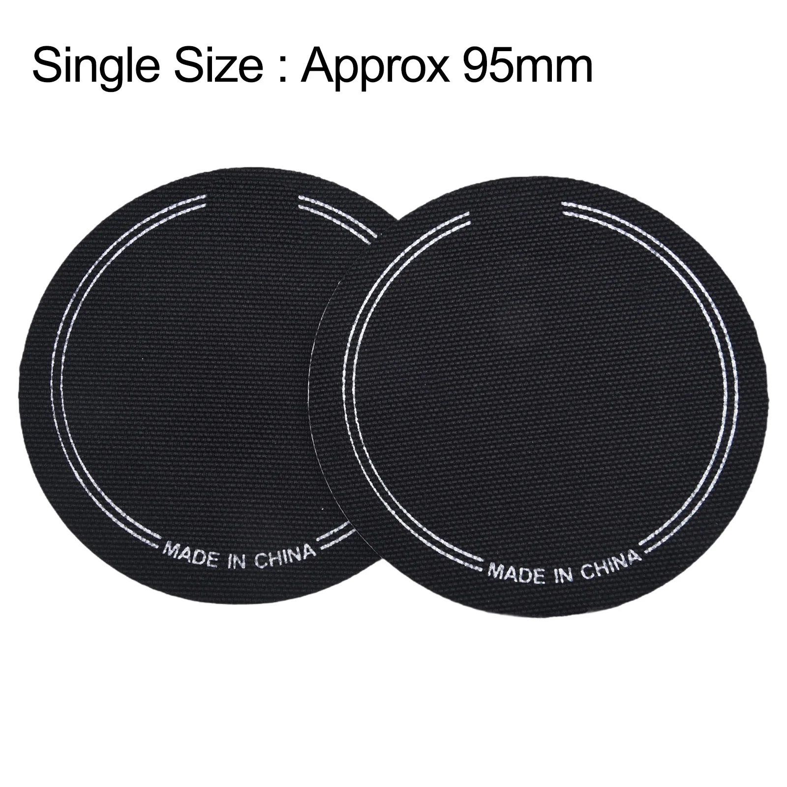 

65mm/12.8x6.5cm Bass Drum Pedal Bass Drum Pedal Bass Drum Patch Single Double Pedal Patch 2 PCS Musical Instruments