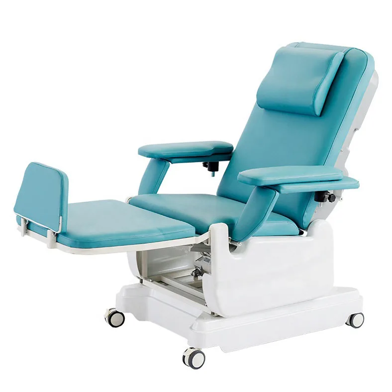 Professional Three Function Adjustable Patient Blood Transfusion Electric Dialysis Chair Supplier