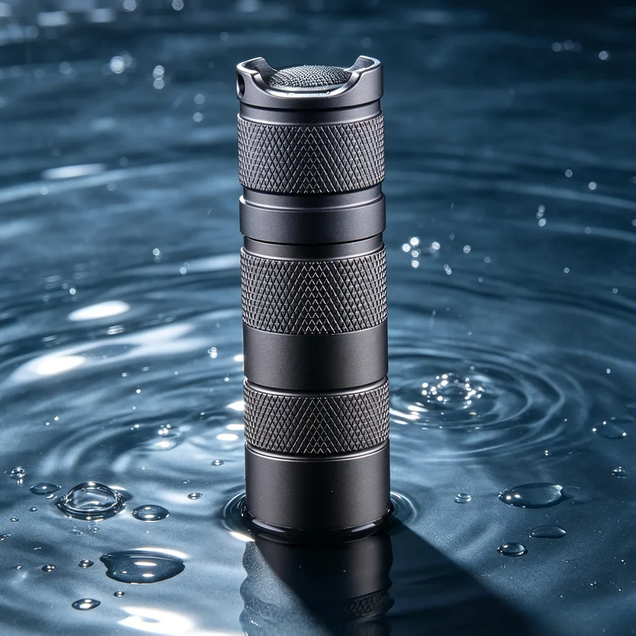Mini Keychain LED Flashlight Convoy S2+ XML2 EDC Pocket Torch 18350/16340 Version Portable LED Lamp for Camping Emergency view 5