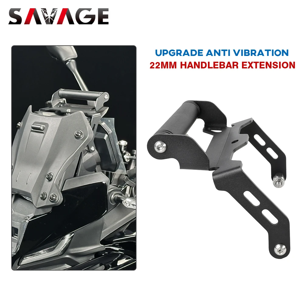 

Tracer 9GT+ 9GT 2026 Motorcycle GPS Navigation Support Phone Holder Bracket Handlebar Extension For YAMAHA 9 GT+ GT Y-AMY 2025