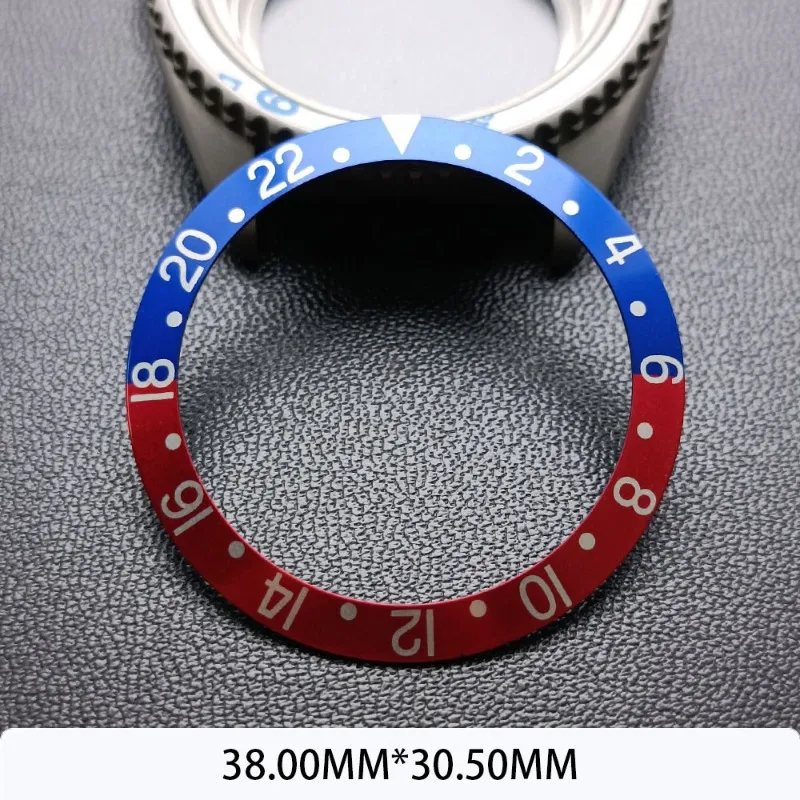 Watch Accessories 30mm-38mm Aluminum/ceramic Bezel Suitable for 40mm Series Diving Bezel Men's Watch Accessories NEW DIY