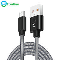 EONLINE Micro USB Type C Cable 1m 2m 3m Fast Data Sync Charging Cable For Samsung S10 S9 S8 S7 S6 For Huawei Xiaomi OPPO