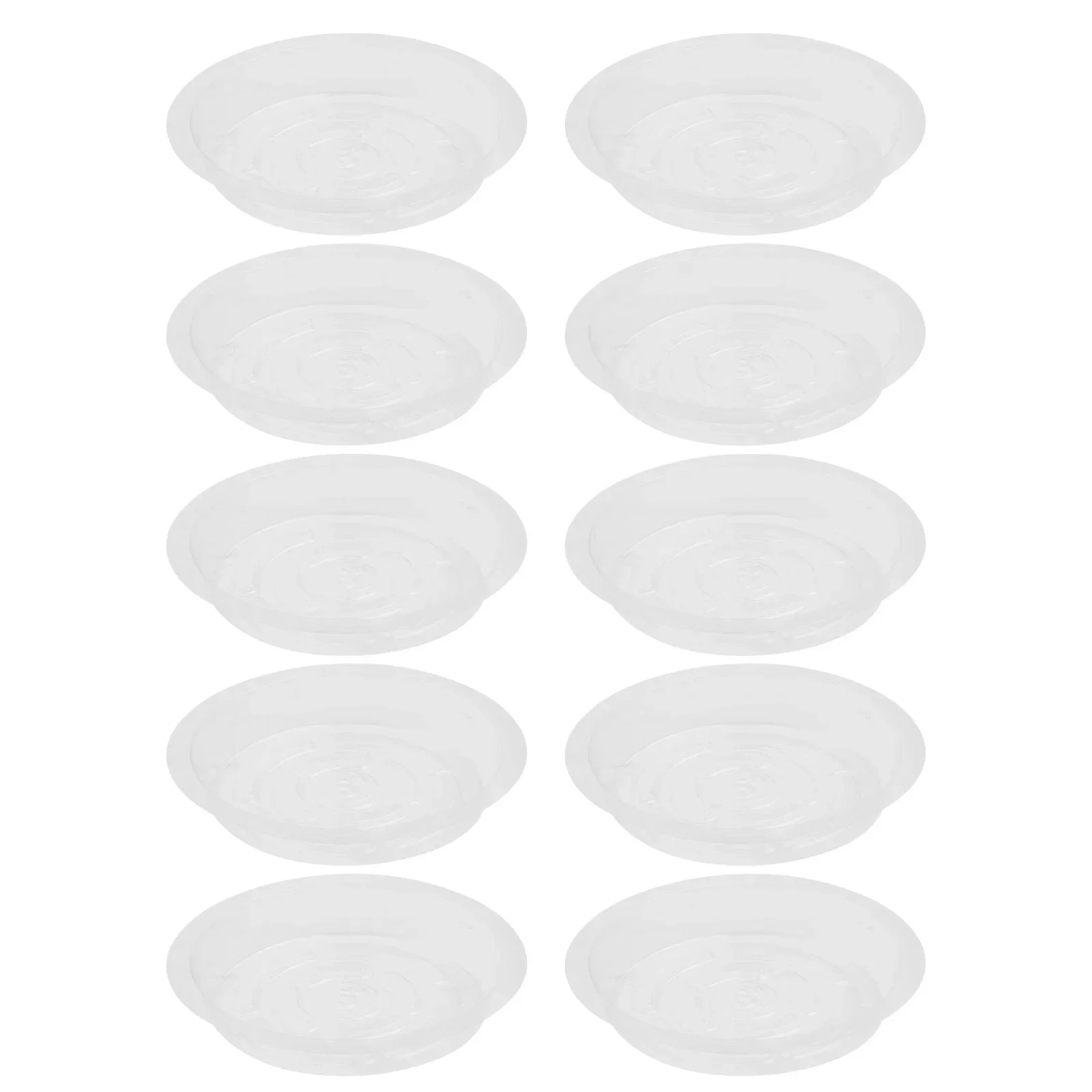 

10× Flower Pot Mat Flower pot mat Exquisite Hot Top Accessories Garden Plant Transparent Container Clear Snack