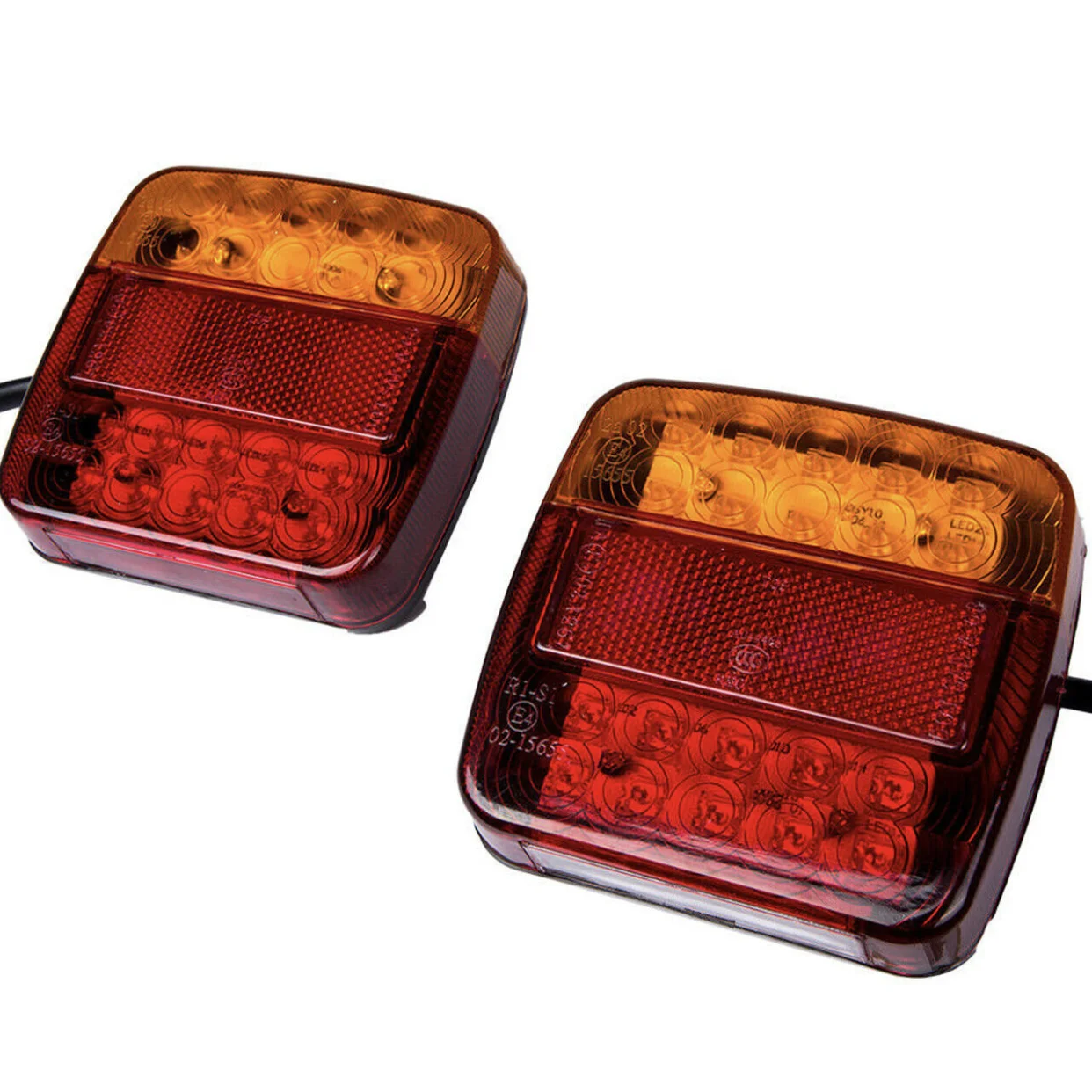 Wireless Magnetic Light Emitting Diode Rear Tail Light Battery Trailer Traction Truck  Light Stop Indicator