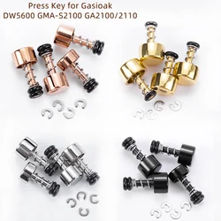 Metal Button For GA2100 GA2110 For Casioak DW5600 DW-5600 GA-2100 GA-2110 GMA-S2100 Watch Button Rotary Key Watch Accessories