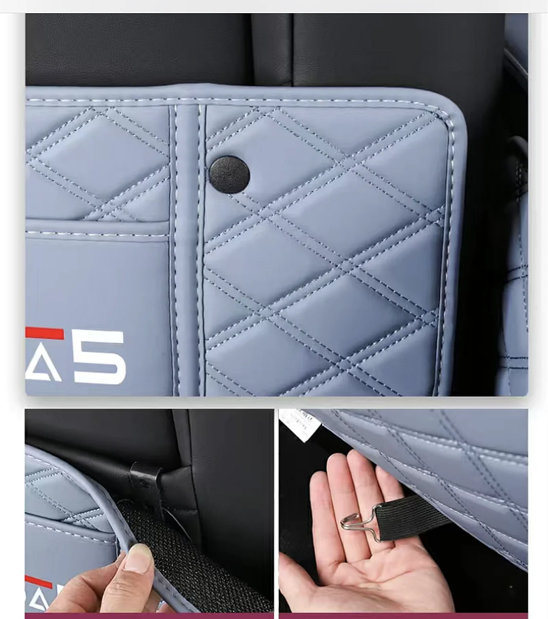 Coussin de protection pour siège arrière, 2 pièces, pour Chery OMODA C5 2023 pour fownix fx, accessoires de décoration intérieure de voiture, patch résistant à la saleté