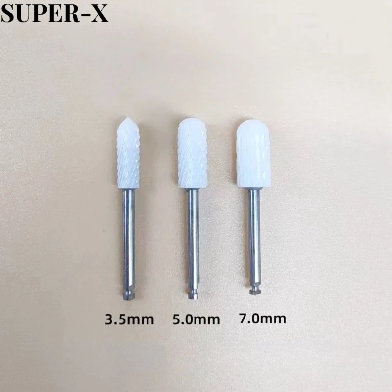 

1 шт., стоматологический керамический имплантат, дрель для ананаса, имплантация альвелярной кости, плоская заправка, дрель GBR, инструмент для имплантации, инструмент для шлифовки костей