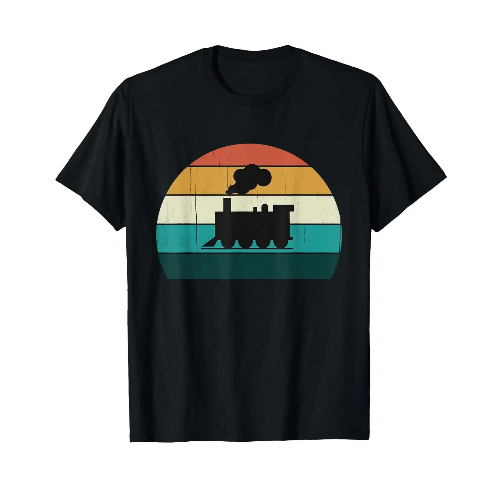 Retro Train Vintage Railcar Locomotive Lover T Shirt vintage Washed Stylish Versatile Breathable Unisex designer clothes