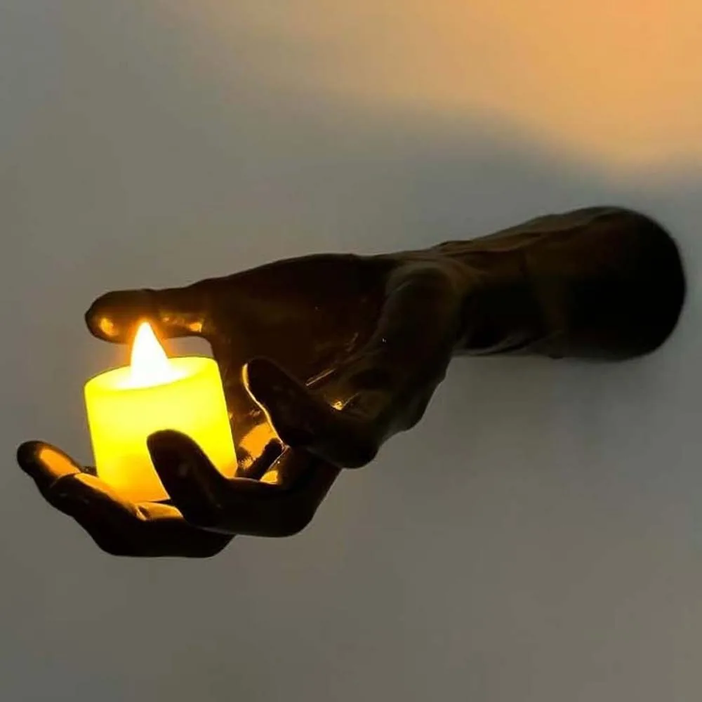 Witch Arm PVC Demon Hand Scary Texture Creepy Design Ghost Claw Solid Body Matte Finish Black Ghost