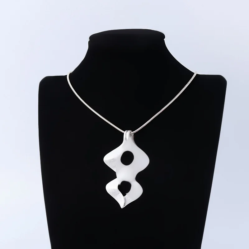 Trendy Long Chain Necklace Geometry Pendants Jewelry For Women Accessories Suspension Decoration Goth Things 2026